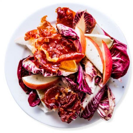Chicory-Apple Salad with Brown Butter Dressing