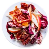 Chicory-Apple Salad with Brown Butter Dressing