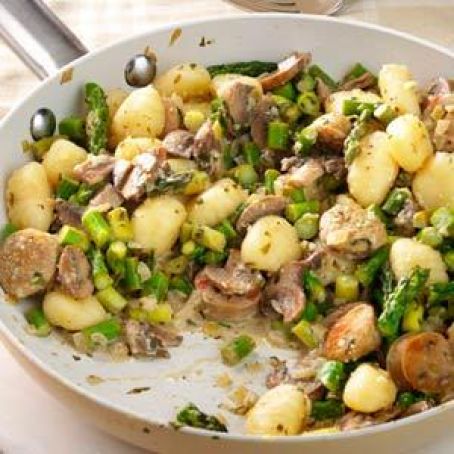 Chicken Sausage & Gnocchi Skillet Recipe