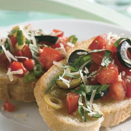 Chopped Salad Bruschetta