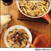 Manzo in Squazet (Beef Ragù Over Pasta)