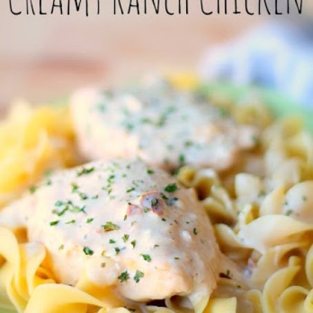 Creamy Slow Cooker Ranch Chicken
