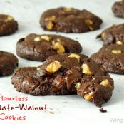 cookie - Flourless Chocolate-Walnut Cookies