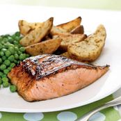 Salmon with Maple-Lemon Glaze