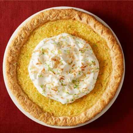 Lime-Coconut Custard Pie