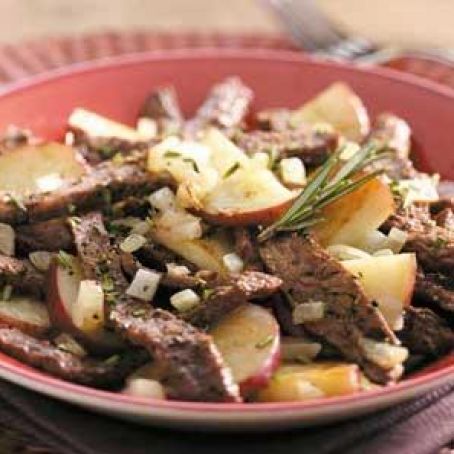 Skillet Beef and Potatoes