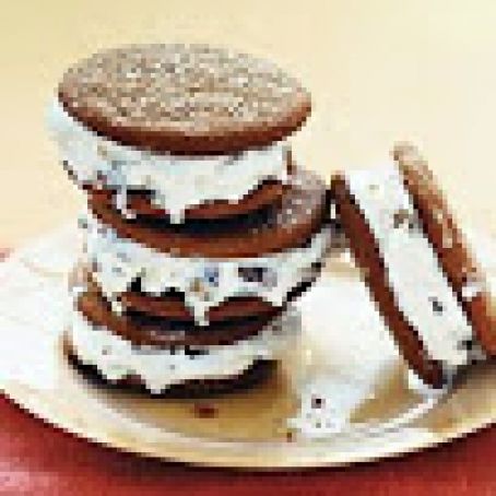 Gingersnap Ice Cream Sandwiches