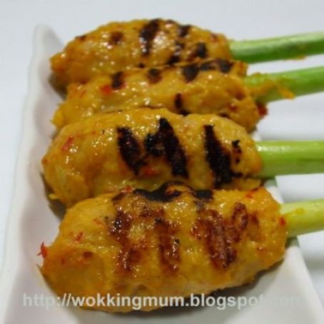 SEAFOOD - Grilled Seafood on Lemongrass