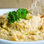 easy hummus with garlic recipe