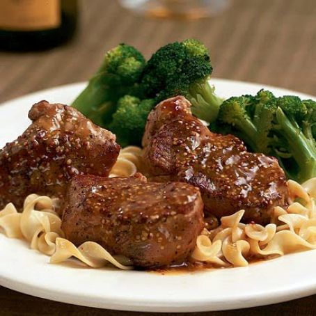 20-Minute Pork Tenderloin with Dijon Mustard Sauce