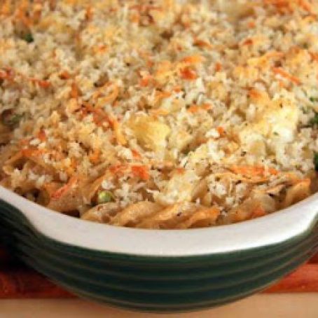 Cheesy Cauliflower and Pasta Casserole