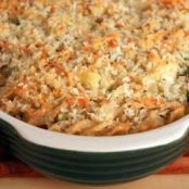 Cheesy Cauliflower and Pasta Casserole