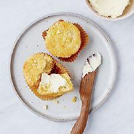 Corn-Studded Corn Muffins with Honey Mascarpone