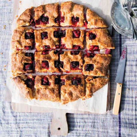 Double-Crust Berry Free-Form Pie