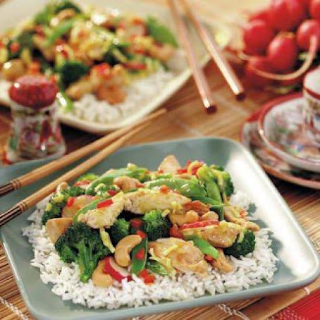 Cashew Chicken (or Tofu) & Broccoli