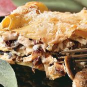 Chicken, Mushroom, and Radicchio Lasagna