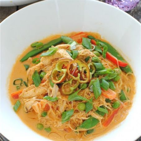 Coconut Curry Chicken Soup: