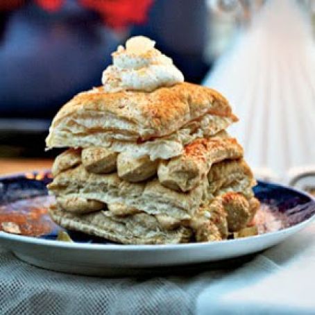 Pumpkin Cream Cheese Napoleons