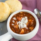 Slow-Cooker Rotisserie Chicken Chili