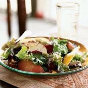 Autumn Apple, Pear and Cheddar Salad with Pecans