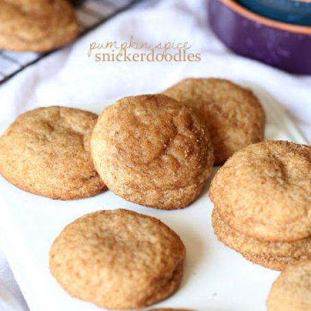 Pumpkin Spice Snickerdoodles