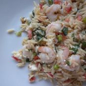 Basil Shrimp with Feta and Orzo
