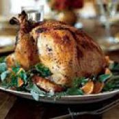 Herb-roasted Turkey with Apple Cider Grav