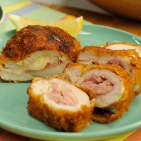 Sunny's Ham and Cheese Stuffed Chicken Breasts (Chicken Cordon Bleu)