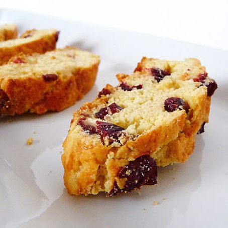 Cranberry White Chocolate Almond Biscotti
