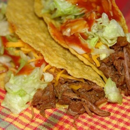 Shredded Beef Tacos