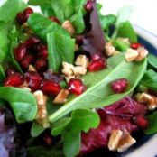 Pomegranate and walnut salad