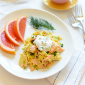 Dill Salmon Scramble