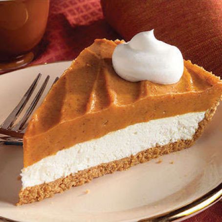 Creamy Two-Layer Pumpkin Pie