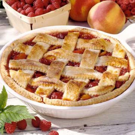 A Peach of a Raspberry Cobbler