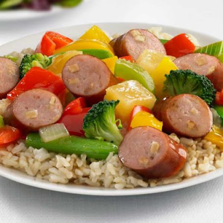 Sausage Sweet & Sour Stir-Fry