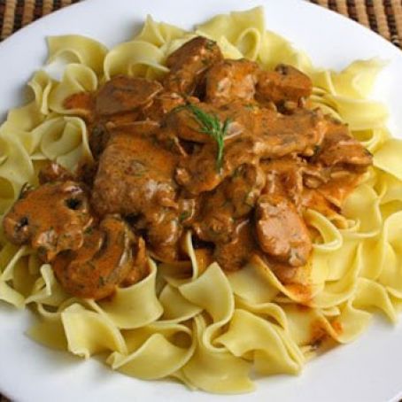 Beef Stroganoff