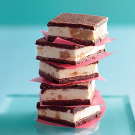 Brownie-and-Peanut-Butter Ice Cream Sandwiches