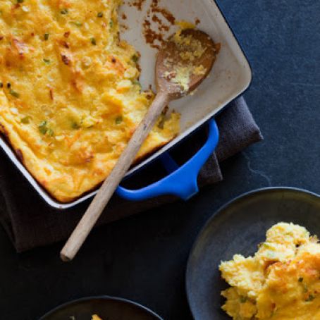 Jalapeno-Cheddar Spoon Bread