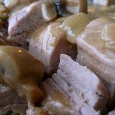 Sara's Sunday Pork Tenderloin with Mushroom Gravy Recipe