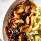 Cider Pork Roast with Apple-Thyme Gravy