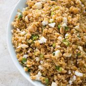 Quinoa Pilaf with Chipotle, Queso Fresco and Peanuts