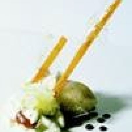 Banana Sorbet with Vanilla and Lime