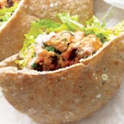 Asian Salmon Sliders with Citrus Yogurt Sauce