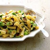 Pasta with Brussels Sprouts and Bacon