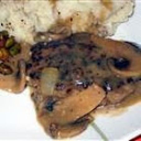 Beef, Scrumptious Salisbury Steak in Mushroom Gravy