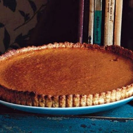 PUMPKIN TART w/ANISE SEED CRUST