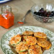Oven-Baked Zucchini Parmesan Crisps