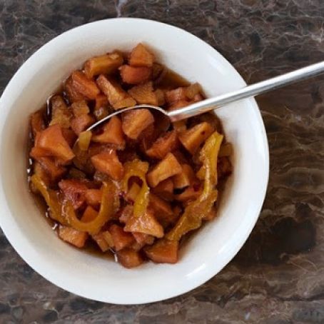 Quince & Ginger Chutney