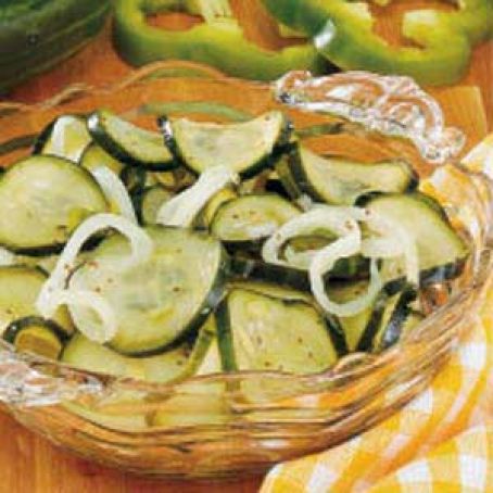 Sweet 'N' Tangy Freezer Pickles Recipe