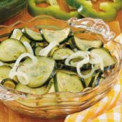 Sweet 'N' Tangy Freezer Pickles Recipe